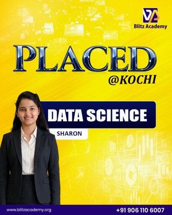 Sharon, placed as Data science (Kochi)